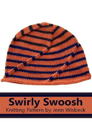 cover image of Swirly Hat Knitting Pattern